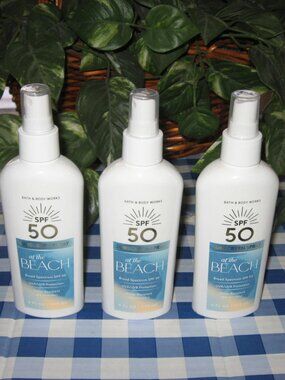 BBW At The Beach Sunscreen Spray Lot of 3 New NWT